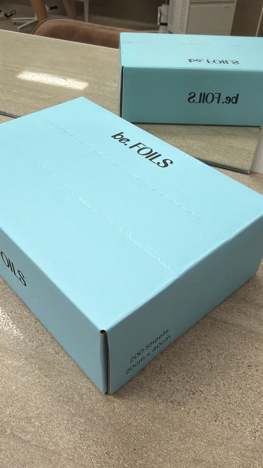 Large Silver Foil in Coloured Box